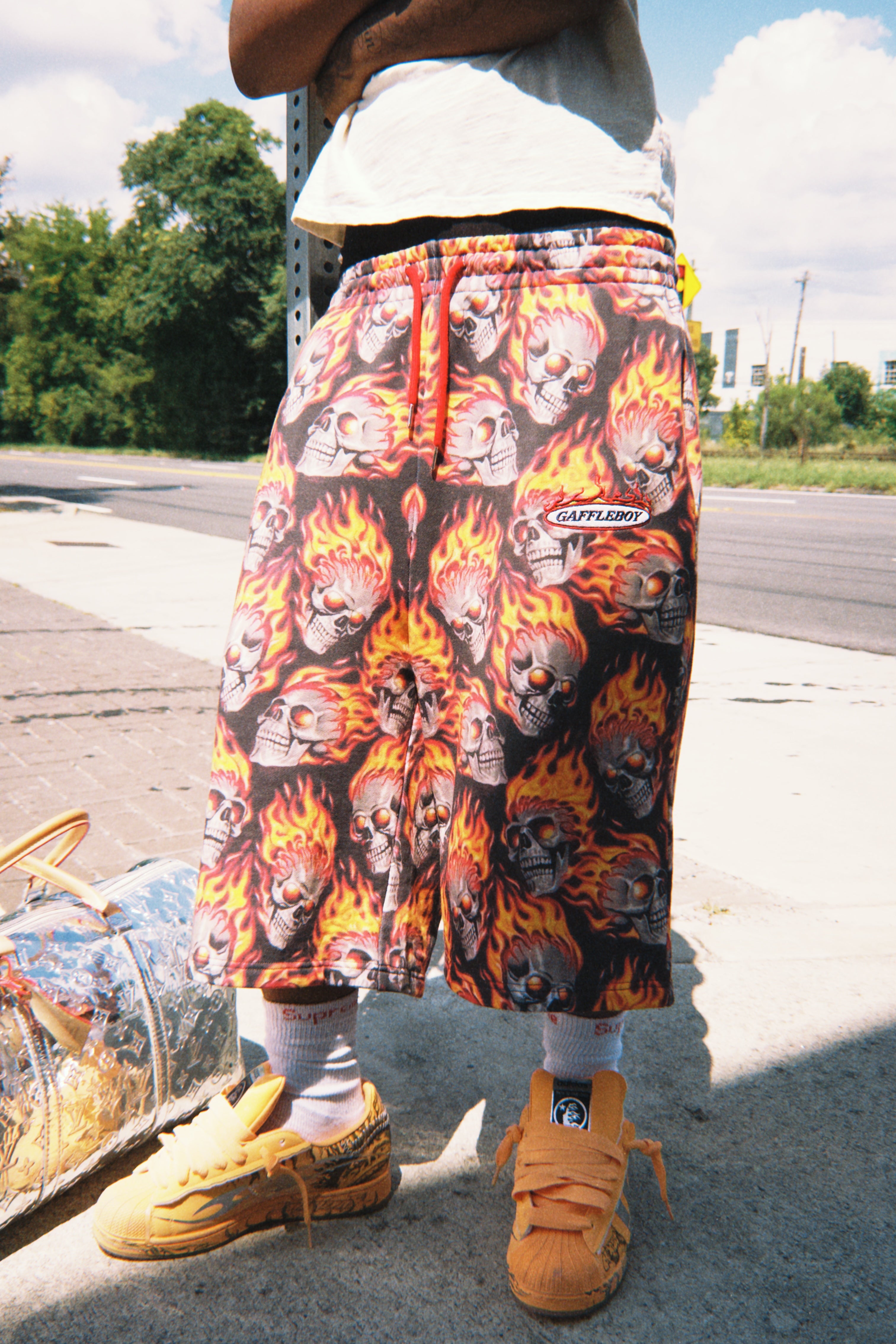 Flame 3/4 Shorts