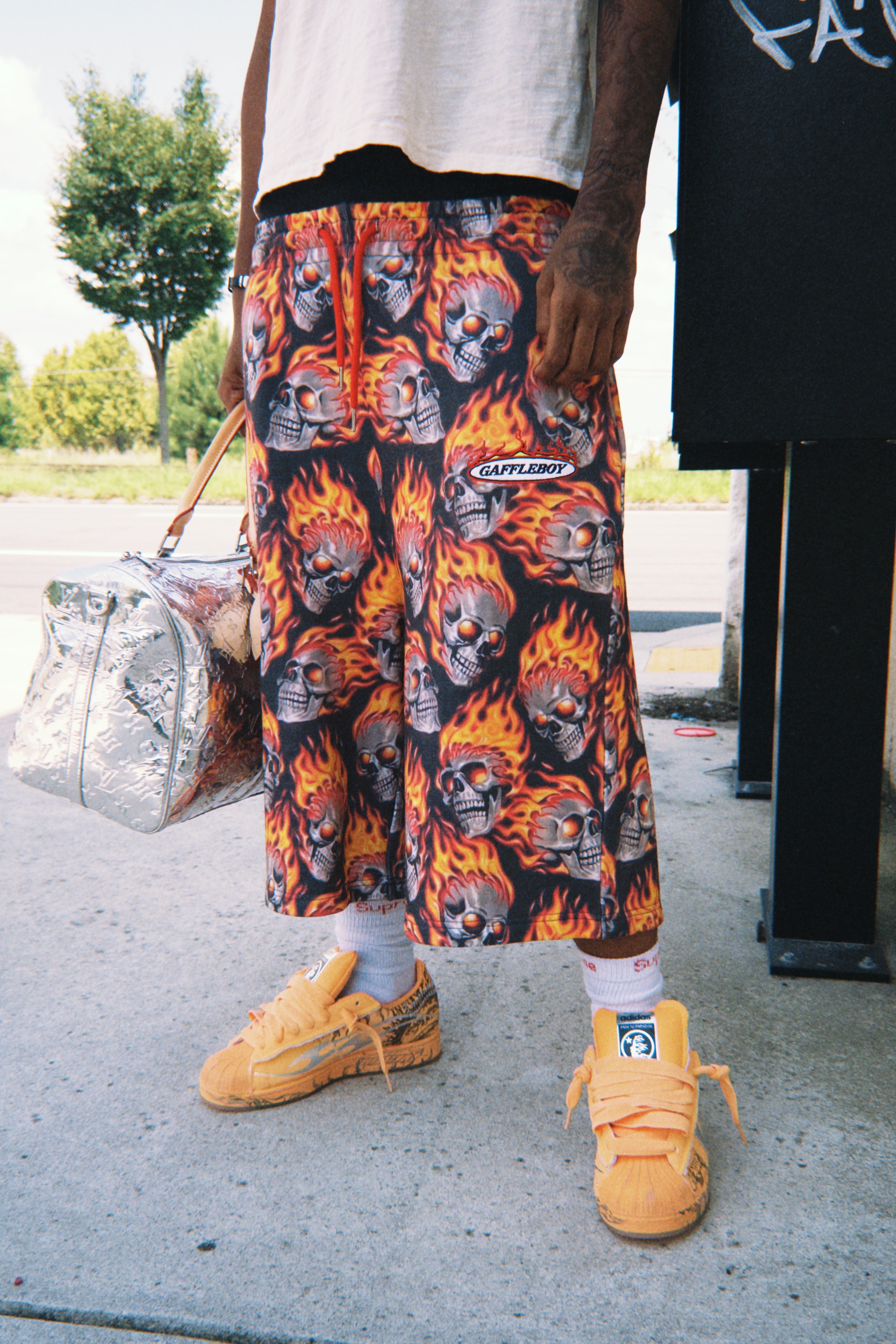 Flame 3/4 Shorts