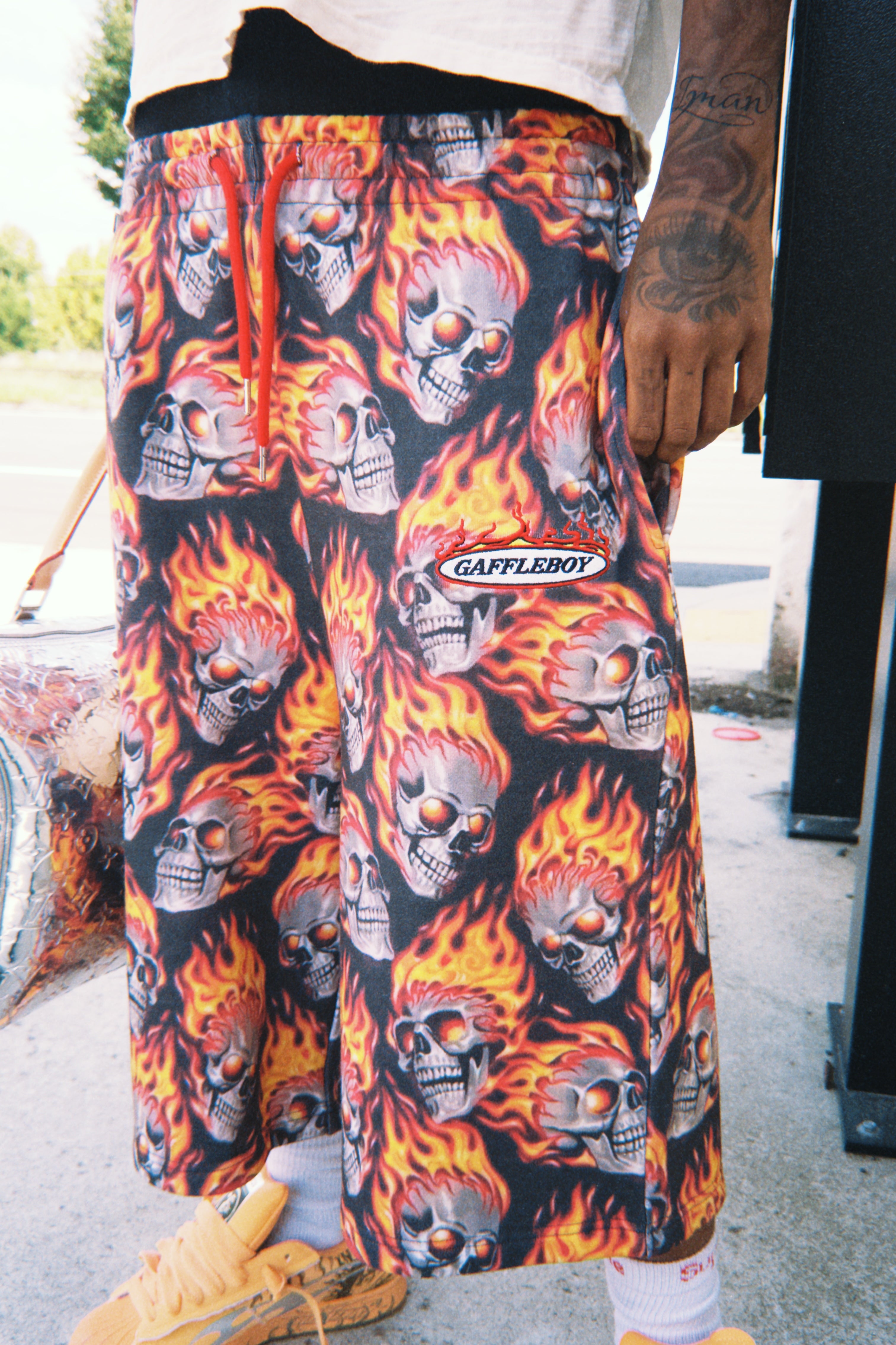 Flame 3/4 Shorts